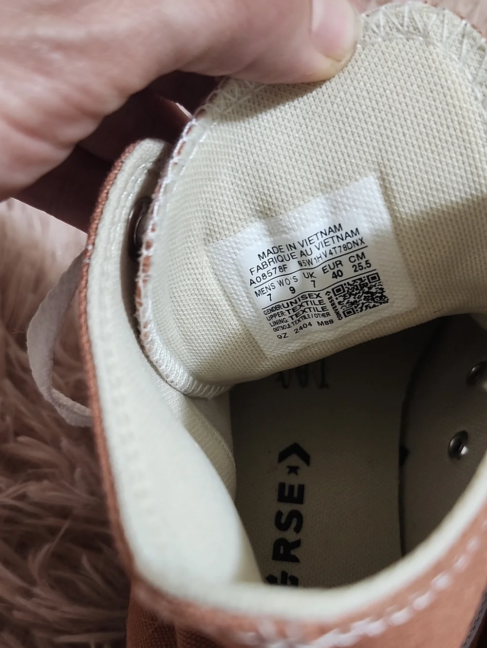 Converse High-Top Sneakers In Coral - Picture 2 of 4